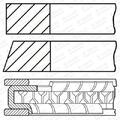 GOETZE ENGINE Kolbenringsatz Kolbenringzange für Opel Corsa C F08 F68 73_