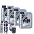 Motoröl 5W30 LIQUI MOLY 4L+MAHLE Ölfilter +Spülung +Cera Tec