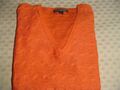 Ralph Lauren orange Kabelstrick Pullover S