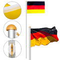 Fahnenmast Seilzug FLAGMASTER Set Flaggenmast Flagge bis Fahnenstange Alu 6.5m