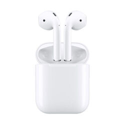 APPLE AirPods mit Ladecase (2. Generation), In-ear Kopfhörer Bluetooth Weiß