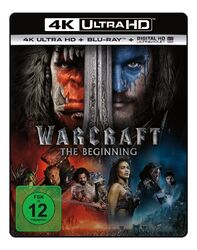 WARCRAFT: THE BEGINNING 4K  2 ULTRA HD BLU-RAY NEU  BEN FOSTER/TRAVIS FIMMEL/+