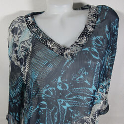 One Touch  - Damen- Chiffon Bluse Tunika  * Gr 42