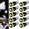 10x T10 2825 194 168 24SMD Canbus Auto LED-Xenonweiß Glühbirne 6000k.