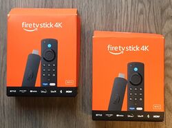 2er Pack Amazon Fire TV Stick 4K Ultra mit Alexa-Sprachfernbedienung -Neu in OVP-