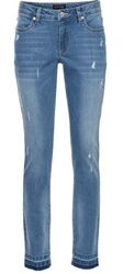 Stretchjeans in KURZGRÖßE, Damenjeans, Skinnyjeans, 7/8 Jeans 343 hellblau NEU