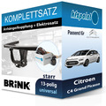 Für Citroen C4 Grand Picasso 06- BRINK Anhängerkupplung starr + 13polig E-Satz