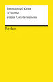 Träume eines Geistersehers | Kant, Immanuel - Literatur des 18. Jahrhunderts