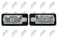 2x Kennzeichenleuchte beidseitig LED ELP-AU-000 NTY für AUDI A3 A3 Sportback A5