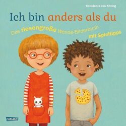 Ich bin anders als du ? Ich bin wie du: Das riesengroße Wende-Bilderbuch mit Spi