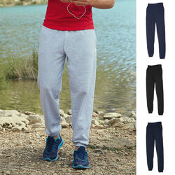 Jogginghose Herren Trainingshose Fruit of the loom Sporthose Gym Jogger Hose eB 