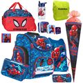 Spiderman Schulranzen Set 4-tlg Schultasche Jungen 1. Klasse Grundschule Ranzen