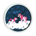 Kinder Wanduhr mit (Wunsch) Namen  Kinderzimmer Uhr geräuscharm Geschenk Einhorn