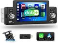 DAB/DAB+ 1 Din Autoradio Apple Carplay Android Auto Navi Touchscreen BT FM USB