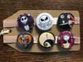 The Nightmare Before Christmas - Pin Abzeichen Set - Halloween, Jack Skellington