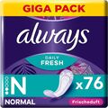 Always Dailies Slipeinlagen Damen Fresh & Protect Normal (76 Binden), Giga Pack