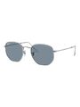 NUOVI occhiali da sole brand RAY-BAN mod 3548N color ARGENTO lenses BLUE