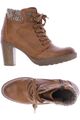 Marco Tozzi Stiefelette Damen Ankle Boots Booties Gr. EU 39 Braun #dhjssxp