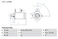 BOSCH 0 986 021 230 Starter Anlasser 1.8kW für BMW 3 Touring (E91) X3 (E83) 12V