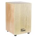 Beginner Cajon, 7-lagig Sperrholz, Drum Box, abgerundete Kanten, Esche