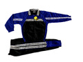 Freizeitanzug/Trainingsanzug Sportanzug "NEW" Schwarz/Blau/Weiß Gr. M