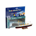 Revell Model Set RMS Titanic Modellbausatz mit Farben und Kleber, 40 Teile