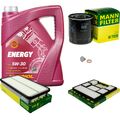 MANN Inspektionspaket 5 L MANNOL Energy 5W-30 für Toyota Corolla Liftback 1.9 D