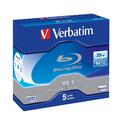 VERBATIM Blu-Ray BD-R SL 25GB 6x Speed 5er JewelCase Rohlinge BD-R-Spezifikation