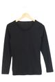 Vivance Damen Pullover Gr. 36/38 Schwarz Langarm Casual