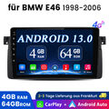 Für BMW E46 3er 318 320 8Kern 4+64GB Android 13 Autoradio 9" GPS Navi CarPlay