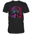 Cannabis Marihuana Skull Schädel Totenkopf T-Shirt