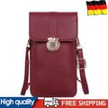 Fashion PU Shoulder Bag Women Touch Screen Splicing PVC Messenger Phone Pouch