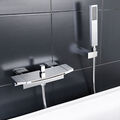 Chrom Badewannenarmatur Wasserfall Wasserhahn Wannenarmatur set mit Handbrasue