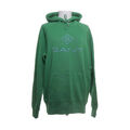 GANT, Kapuzenpullover, Größe: L, Grün, Baumwolle/Polyester, Print, Sweat #lED