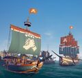 Sea Of Thieves Guild Level 1000  Access, Unlock Unbroken bonds Ship Set!