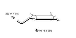 ERNST 530002 Endschalldämpfer Schalldämpfer für RENAULT Scénic I (JA0/1, FA0)