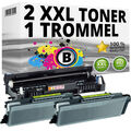 2x XXL TONER + TROMMEL kompatibel Brother MFC 8370DN 8380DN 8880DN 8885DN 8890DN