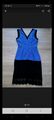 Kleid mit Spitze *Vero Moda* Gr 38 flieder-blau/schwarz