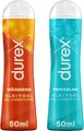 Durex Play Gleitgel Ausprobierpaket | Prickelnd & Wärmend (2 x 50ml)