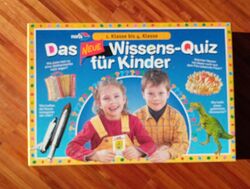 Das Wissens-Quiz Spiel für Kinder 6-10 Jahre Noris Neuwertig