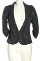 ZARA TRAFALUC Kurz-Blazer Damen Gr. DE 36 hellgrau Glitzer-Optik