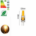 5W Warmweiß G4 / COB LED Dimmbar DC AC 12V 10x Leuchtmittel Stiftsockel Lampen