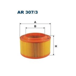 1x Luftfilter FILTRON AR 307/3 passend für FORD MAZDA