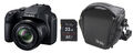 Panasonic Lumix DC-FZ82D inkl. Zubehörpaket: 32GB + Tasche Bridgekamera 60x Zoom