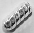 12021 - 9,5x4 MM STRUKTURIERTE WALZE AUS 925-er SILBER