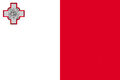 Aufkleber Malta Flagge Fahne 8 x 5 cm Autoaufkleber Sticker