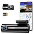 AZDOME 4K Car Dual Dash Cam 3840×2160P+1080P Auto Kamera Video Recorder GPS WIFI