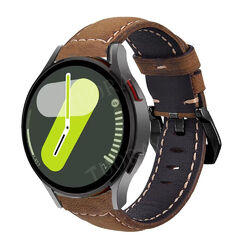 Echte Leder Armband Für Für Samsung Galaxy Watch 7 FE 6 5 4 3 Classic 20mm 22mm