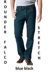 ROUNDER FALCO STRETCH - blue black - JEANS HOSE