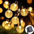 Solar Kristallkugel-LED-Lichterkette / Wasserdichte Kugeln Weihnachten